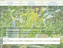 Tablet Screenshot of ecosnippets.com